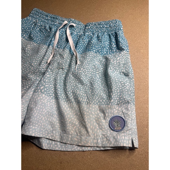 chubbies Other - Chubbies Mens Blue White Speckled Ombre Swim Trunks Pineapple Patch SP22BAS0054